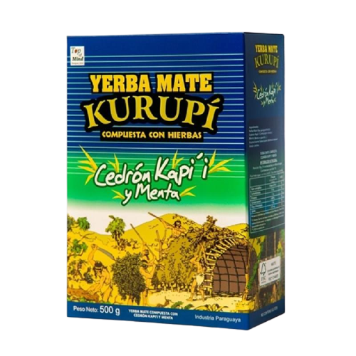 Yerba Mate Kurupì Cedron y Menta