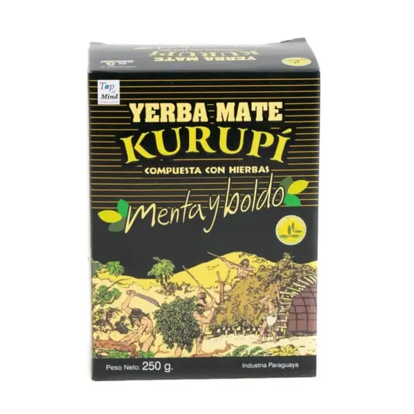 Yerba Mate Kurupí  Menta - boldo
