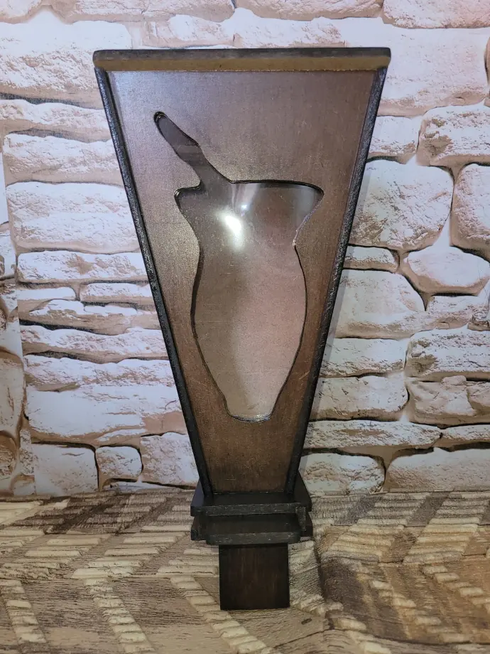 Dispensador Madera de Pared / Yerbero Capacidad 500 Grs.